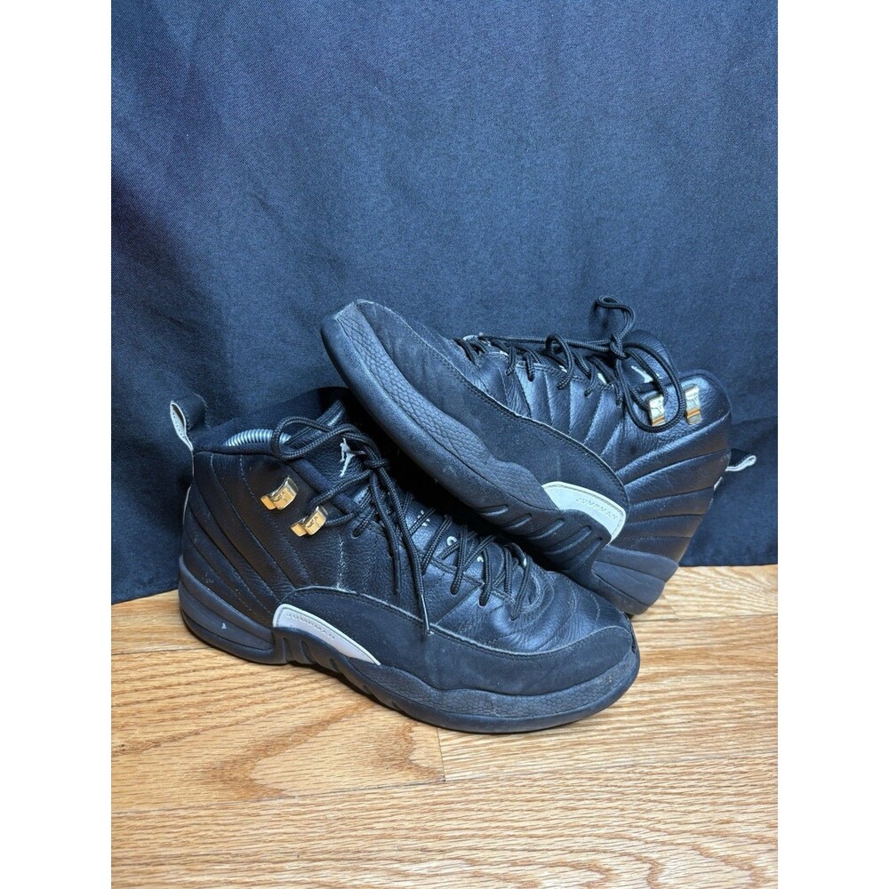 NIKE AIR JORDAN XII 12 RETRO BG 2015 Sz 7Y/8.5Woman MASTER BLACK GOLD 153265-013